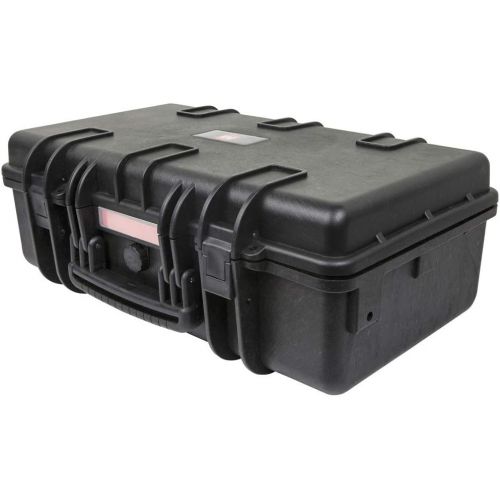  Monoprice Weatherproof Hard Case - 22 x 14 x 8 Inches - With Customizable Foam, IP67, Shockproof, Customizable Name Plate