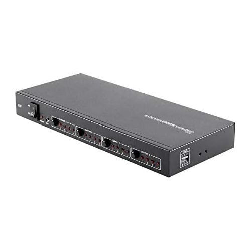  Monoprice Blackbird 4K Pro 4X4 True Matrix HDMI Powered Switch with EDID and RS232 Control