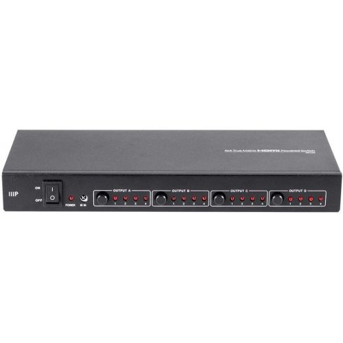  Monoprice Blackbird 4K Pro 4X4 True Matrix HDMI Powered Switch with EDID and RS232 Control