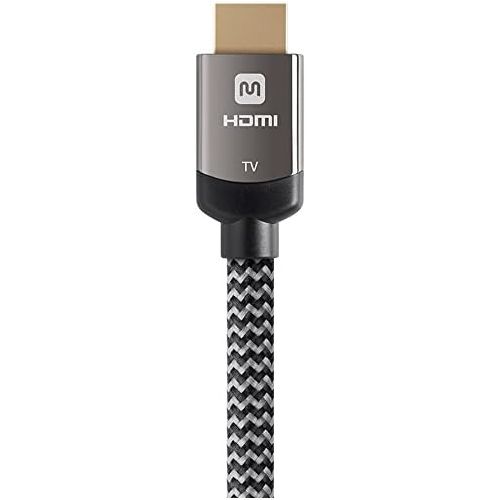  Monoprice Luxe Series Active High Speed HDMI Cable, 4K @ 60Hz, 18Gbps, 24AWG, YUV 4:2:0, CL3, 50ft, Gray