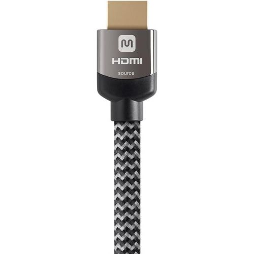  Monoprice Luxe Series Active High Speed HDMI Cable, 4K @ 60Hz, 18Gbps, 24AWG, YUV 4:2:0, CL3, 50ft, Gray