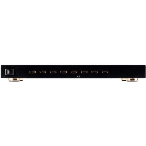  Monoprice Blackbird 4K 1X16 HDMI Splitter - Black | 4k @ 30Hz, HDCP 1.2 Compliant, 3D Support and Dolby TrueHD Support