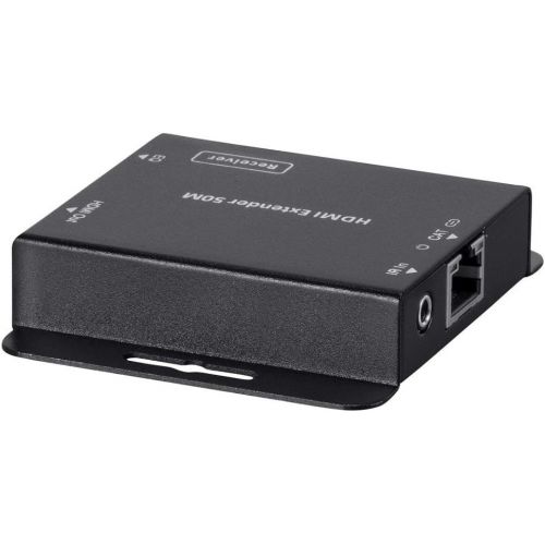  Monoprice Blackbird 4K HDMI 1x4 Splitter Extender with IR, Loop Out, EDID, POC with 4 Receivers, 50m, 164ft - (118786)