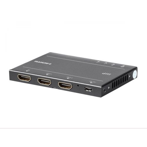  Monoprice Blackbird 4K Pro 1x2 Ultra Slim HDMI Splitter -Black | 4K @ 60Hz, HDCP 2.2 Compliant, HDR, And EDI Detection