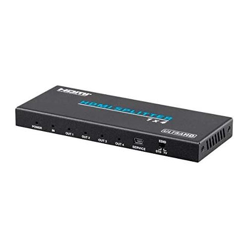  Monoprice Blackbird 4K Pro 1x4 HDMI Splitter with HDCP 2.2 and EDID Support