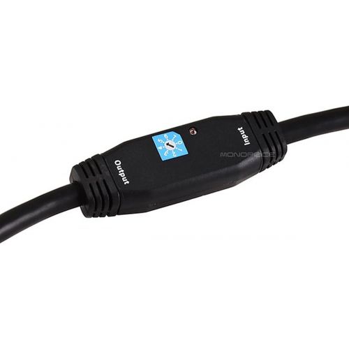  Monoprice Commercial 131ft 24AWG CL2 Standard HDMI Cable w Built-in Equalizer - Black