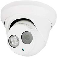 Monoprice 2.1MP Turret IP Camera 1920x1080P@30fps - White with a 2.8mm Fixed Lens, True WDR 120dB, 1 Matrix IR LED, and IP66 Waterproof Rating