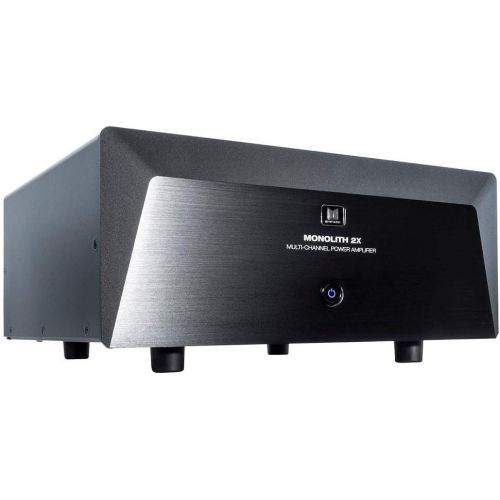  Monoprice Monolith Multi-Channel Power Amplifier - Black with 5x200 Watt Per Channel, XLR Inputs for Home Theater & Studio