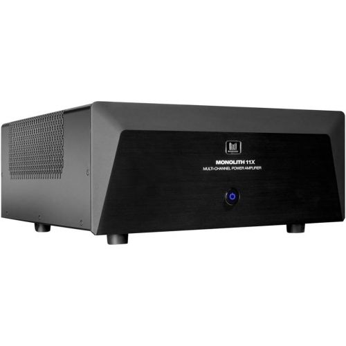  Monoprice Monolith Multi-Channel Power Amplifier - Black with 5x200 Watt Per Channel, XLR Inputs for Home Theater & Studio