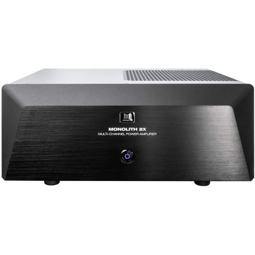  Monoprice Monolith Multi-Channel Power Amplifier - Black with 5x200 Watt Per Channel, XLR Inputs for Home Theater & Studio