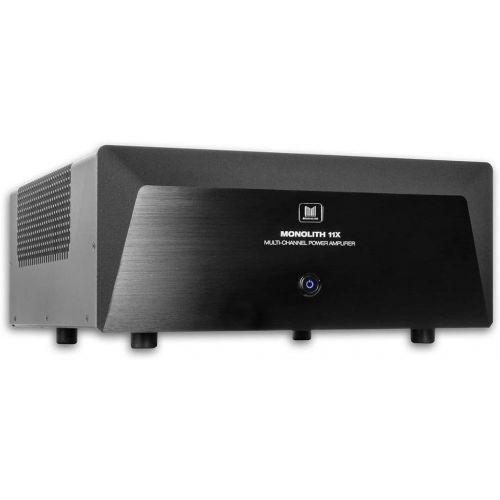  Monoprice Monolith Multi-Channel Power Amplifier - Black with 5x200 Watt Per Channel, XLR Inputs for Home Theater & Studio