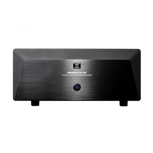  Monoprice Monolith Multi-Channel Power Amplifier - Black with 5x200 Watt Per Channel, XLR Inputs for Home Theater & Studio