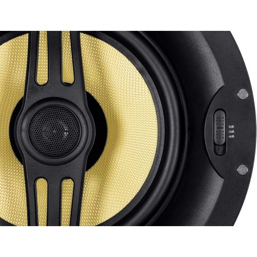 Monoprice Caliber In Ceiling Speakers 6.5 Inch Fiber 3-Way with Concentric MidHighs (pair) - 107605