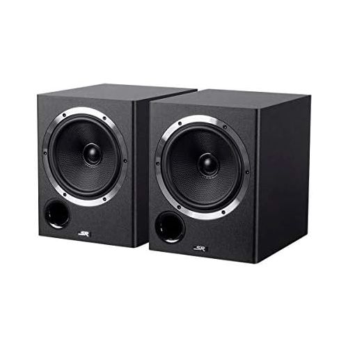  Stage Right 6.5-inch Powered Coaxial Studio Multimedia Monitor Speakers (Pair)