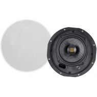 Monoprice Amber Ceiling Speakers 6.5-inch 2-Way Carbon Fiber with Ribbon Tweeter (Pair)