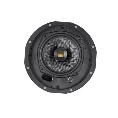  Monoprice Amber Ceiling Speakers 6.5-inch 2-Way Carbon Fiber with Ribbon Tweeter (Pair)