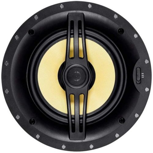  Monoprice Caliber In Ceiling Speakers 8 Inch Fiber 2-Way with 15° Angled Drivers (pair) - 104929