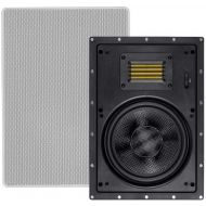 Monoprice Amber in-Wall Speaker 6.5-inch 3-Way Carbon Fiber Column with Ribbon Tweeter (Each)