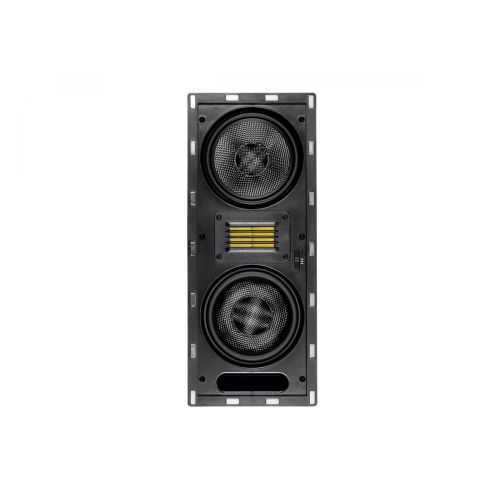  Monoprice Amber in-Wall Speaker 6.5-inch 3-Way Carbon Fiber Column with Ribbon Tweeter (Each)