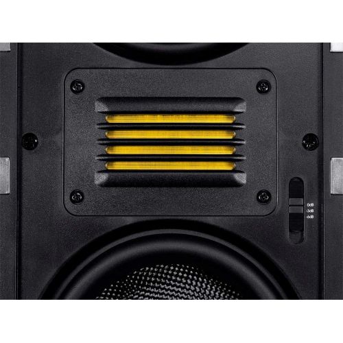  Monoprice Amber in-Wall Speaker 6.5-inch 3-Way Carbon Fiber Column with Ribbon Tweeter (Each)