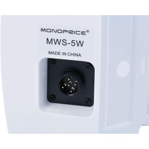  Monoprice 106971 5-14-Inch 40W Nominal and 80W Max 2-Way IndoorOutdoor Waterproof Pair Speakers