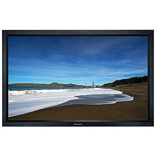  Monoprice Fixed Frame Projection Screen (8cm Aluminum Frame w Velvet Wrapped) - HD White Fabric (130 inch, 2.35:1)