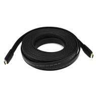 Monoprice Commercial Series Flat Standard HDMI Cable, 1080i @ 60Hz, 4.95Gbps, 24AWG, CL2, 30ft, Black