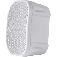 Monoprice 4-inch Weatherproof 2-Way Speakers with Wall Mount Bracket (Pair White) - (113612)