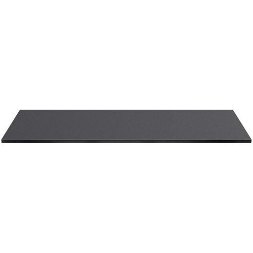  Monoprice Table Top 6 Feet Wide - Black Custom Sized for Sit-Stand Height Adjustable Riser Desk - Workstream Collection