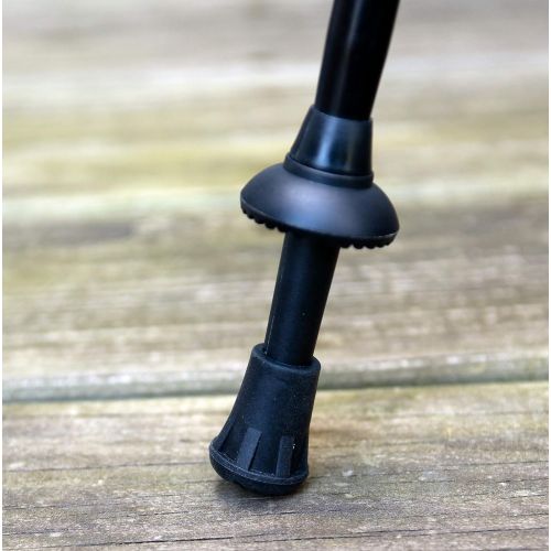  Mons Peak IX Trekking Hiking Walking Poles Rubber Tips (4-Pack) Replacement Tip Protectors