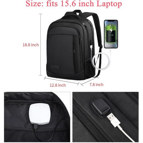  [아마존베스트]Monsdle Travel Laptop Backpack Anti Theft Water Resistant Backpacks School Computer Bookbag Fits 15.6 Inch Laptop