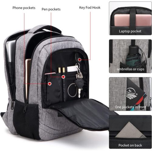  [아마존베스트]Monsdle Travel Laptop Backpack Anti Theft Water Resistant Backpacks School Computer Bookbag Fits 15.6 Inch Laptop