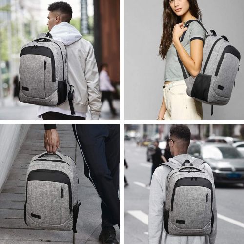  [아마존베스트]Monsdle Travel Laptop Backpack Anti Theft Water Resistant Backpacks School Computer Bookbag Fits 15.6 Inch Laptop