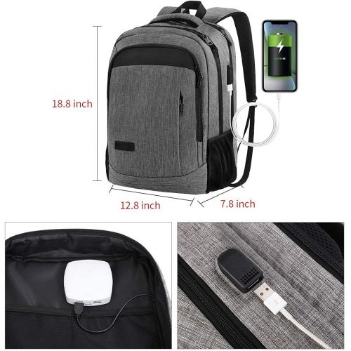  [아마존베스트]Monsdle Travel Laptop Backpack Anti Theft Water Resistant Backpacks School Computer Bookbag Fits 15.6 Inch Laptop