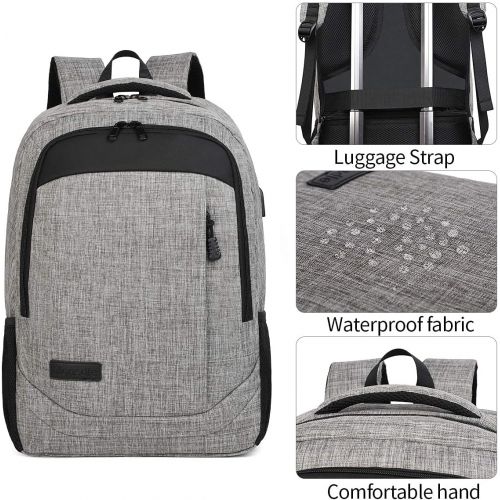  [아마존베스트]Monsdle Travel Laptop Backpack Anti Theft Water Resistant Backpacks School Computer Bookbag Fits 15.6 Inch Laptop