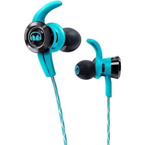  Monster Cable iSport Victory In-Ear Wireless Headphones with Built-In Mic, Green, Sports Headphones, Running, Noise Isolation