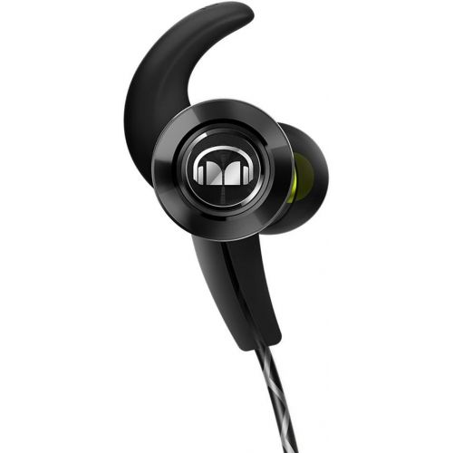  Monster iSport Victory Bluetooth Wireless In-Ear Headphones (Earbuds) - Black with Microphone, Sports Headphones, Running, Noise Isolation