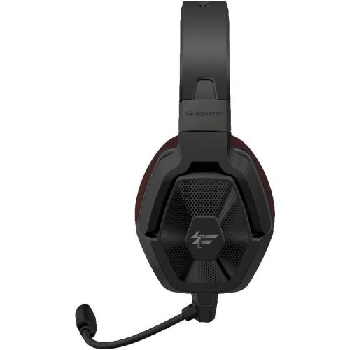  Fatal1ty by Monster FXM 200 Ultra High Performance Gaming Over-Ear Headphones, Matte Black