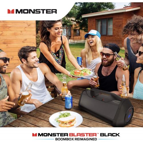  Superstar Monster Blaster High Performance Boom Box-Portable Bluetooth Wireless Indoor and Outdoor