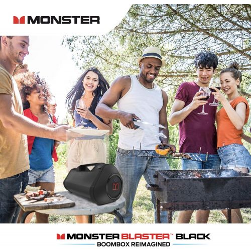  Superstar Monster Blaster High Performance Boom Box-Portable Bluetooth Wireless Indoor and Outdoor