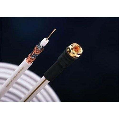  Monster Cable Direct Burial MVQuad RG6 RF and Video Cable in EZ-Pull Box - White - 500 Ft