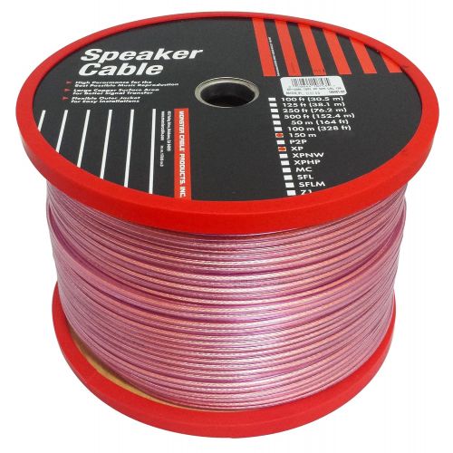  Monster Cable XP-150M; XP 16 Gauge High Performance Speaker Wire - 150 Meters (492 ft)
