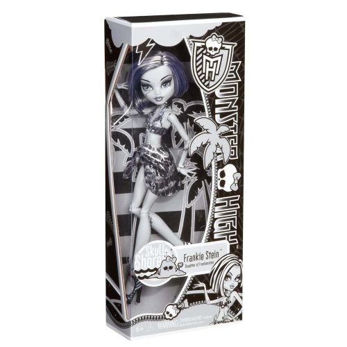  Monster High Skull Shores Black and White Frankie Stein Doll