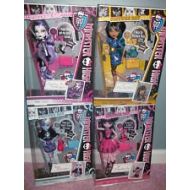 Monster High Picture Day Dolls Set of 4: Spectra, Cleo, Abbey, and Draculaura