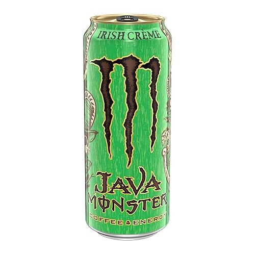  Monster Energy Java Irish Creme, Coffee + Energy Drink, 15 Ounce (Pack of 12)