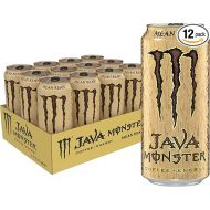 Monster Energy Java Monster Mean Bean, Coffee + Energy Drink, 15 Fl Oz (Pack of 12)