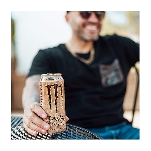  Monster Energy Java Loca Moca, Coffee + Energy Drink, 15 Ounce (Pack of 12)