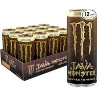 Monster Energy Java Cafe Latte, Coffee + Energy Drink, 15 Ounce (Pack of 12)