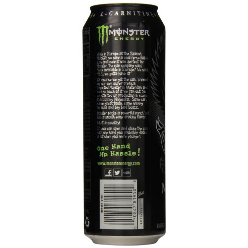  Monster Energy Import, Energy Drink, 18.6 Ounce (Pack of 12)