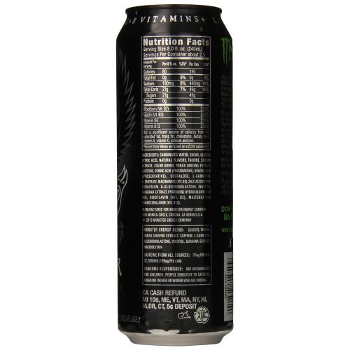  Monster Energy Import, Energy Drink, 18.6 Ounce (Pack of 12)